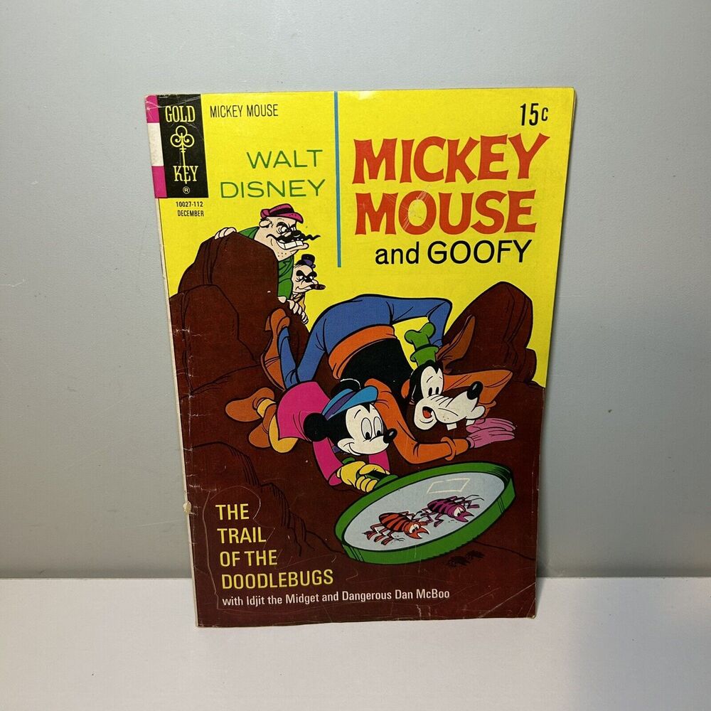 Gold Key Walt Disney Mickey Mouse and Goofy No.133 The Trail OF The Doodlebugs